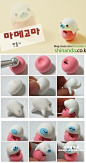 DIY软陶/粘土/软糖小海豹#howto #tutorial #diy #fimo #clay #fondant #seal