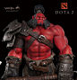 【人物3d模型下载|游戏3d模型下载】_网络#游戏#刀塔《#Dota 2#》英雄角色斧王（axe）#3D模型#