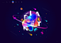 PLANETS ILLUSTRATION : Made some space illustration with fantastic planet ,  orbit, sun , moon and comet . Vibrant color and overlay style, used some Bold & beautiful typography mixing.  Will be use on UI/UX , web , poster, wallpaper etc . 