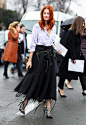 Paris Fashion Week Fall 2012 Street Style - - Vogue