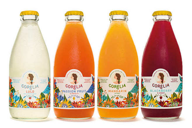 科里利亚优质起泡汁包装设计 - 视觉中国...