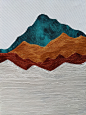 minimalist mountain painting   shelby hanlon shelby leonard simple