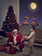 圣诞老人 精美礼物 童话梦境 圣诞海报设计PSD ti289a13915