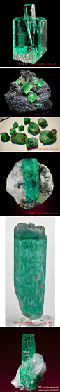 #祖母绿#是一种含铍铝的硅酸盐，属于绿柱石家族中最“高贵”的一员，六方晶系，晶体单形为六方柱、六方双锥，多呈长方柱状，集合体呈粒状、块状等，翠绿色，玻璃光泽，透明至半透明，折光率1.564-1.602，双折射率0.005-0.009，多色性不明显，硬度7.5，相对密度2.63-2.90 ，解理不完全，贝壳状断口。