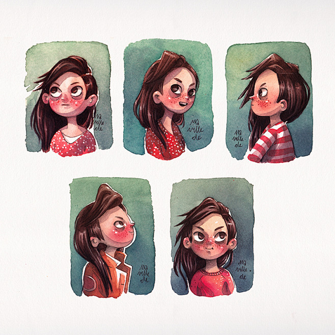 mini Girl Portraits ...