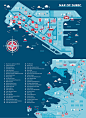 Ad Summit 2014 Subic Map : This project is a collaboration between Jo Malinis and Raxenne Maniquiz. It is a map of Subic for Adobo Magazine's Ad Summit Pilipinas 2014 Festival Guide.