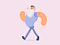 Sailor walk animation on Behance