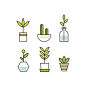 Day 86 - plant icons #JBP100Plants #the100dayproject #APlantADay