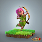 Archer -  Clash of Clans, Supercell Art : © 2012 Supercell Oy.