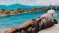 General 3456x1944 Cirilla Cirilla Fiona Elen Riannon The Witcher 3: Wild Hunt ass white hair water video games fantasy girl The Witcher