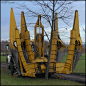 Terrifyingly awesome, machine for digging up grown trees whole. - Imgur
