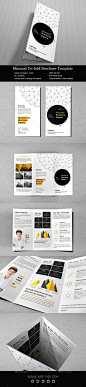 Minimal Tri-fold Brochure Template #brochure #design Download: http://graphicriver.net/item/minimal-trifold-brochure/12587318?ref=ksioks: 