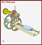 【动图】经典机械结构赏析第八十八期--螺母-螺杆差速器-微小网-微头条(wtoutiao.com)