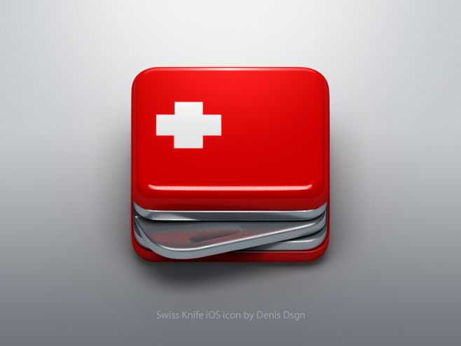 瑞士刀iOS图标 | LOVEUI #U...