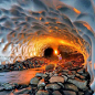 Its the ice tunnel in RUSSIA