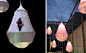 6个悬挂的半透明装置 by Ivan Juarez -mooool设计