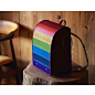 School Bag for my daughter 
#bespoke #ordermade #leatherwork #leathercraft #rainbow #schoolbag #randoseru #bagmaking #shrunken_calf #niwaleathers #ランドセル