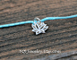 Sterling Silver LOTUS Adjustable Waxed Linen by YYJewelry on Etsy@北坤人素材