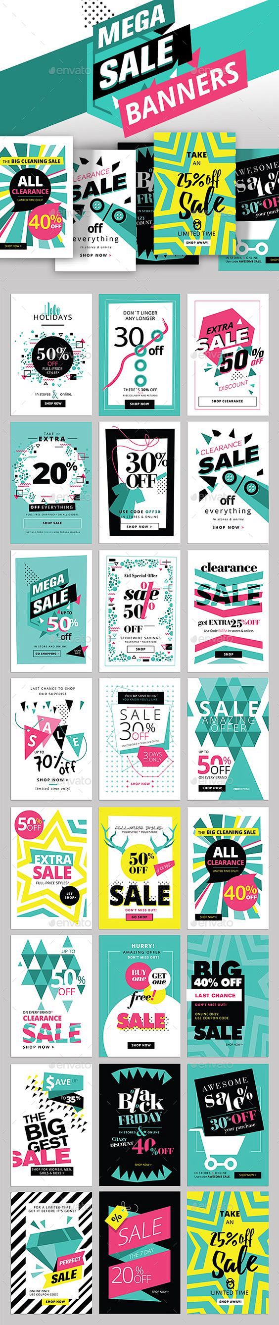 Mega Sale Banners — ...