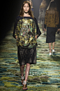 在青苔上起舞的奥菲丽娅！Dries Van Noten 2015春夏女装秀，海报带你亲临2015春夏巴黎时装周_第11页_Dries Van Noten