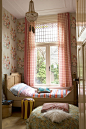 #家居#卧室窗帘效果图 粉色卧室窗帘装修图片