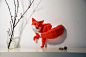 DIY Geometric Paper Animal Sculptures by Paperwolf: 