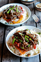 Korean Beef and Toasted Sesame Rice