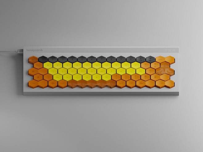 Honeycombs keyboard 