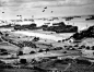 black and white, war, the second world, Landing in Normandy