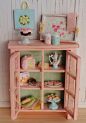 Miniature Shabby Chic Kitchen Cabinet