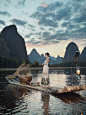 穿马面裙在桂林拍了一组渔舟唱晚，太美了