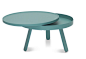 Batea M - Coffee table with storage Green