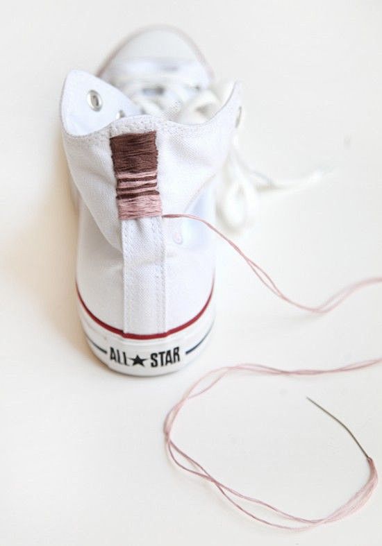 DIY embroidered chuc...