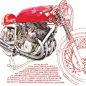 1957 MV Augusta 500 GP | sketch | Pinterest