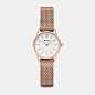 CLUSE La Vedette Mesh Rose Gold/White CL50006