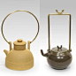 新中式茶几茶具摆件艺术品 样板房摆件茶壶 样板房间装饰品摆设品
