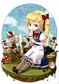 Alice In Wonderland 爱丽丝梦游仙境 [400P] | 卡通动漫插画 - 中华图网