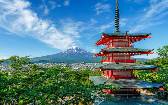 日本富士山 日本神社