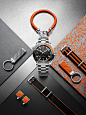 Omega Watches : Photographing Watches surrounded by related accessoriesfor use in the brand's stores