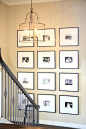 stairway gallery wall | 12,820 gallery wall Staircase Design Photos