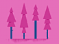 Day trees dribbble