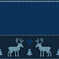 冬季圣诞针织毛衣布料花纹纹理AI矢量图案 印刷背景 (46)