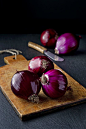 Raw onions - stock photoF