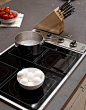 Induction cooktop for super quick boil.  Country Kitchen Ideas from Ina Garten - House Beautiful