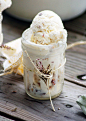 Honey-Almond Ice Cream...no ice cream maker needed.