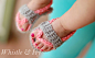 Crochet Baby Flip Flop Sandals - FREE crochet pattern for these adorable baby sandals!