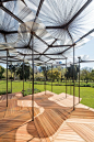 Amanda Levete's forest-inspired MPavilion opens in Melbourne.: 