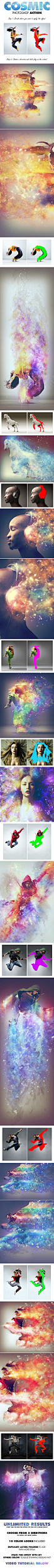 Cosmic Photoshop Action - Photo Effects Actions