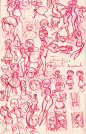 Assorted Sketch Pages:  Winter 2013 - Spring 2014 : Collected sketch pages from my tumblr Winter 2013 - Spring 2014