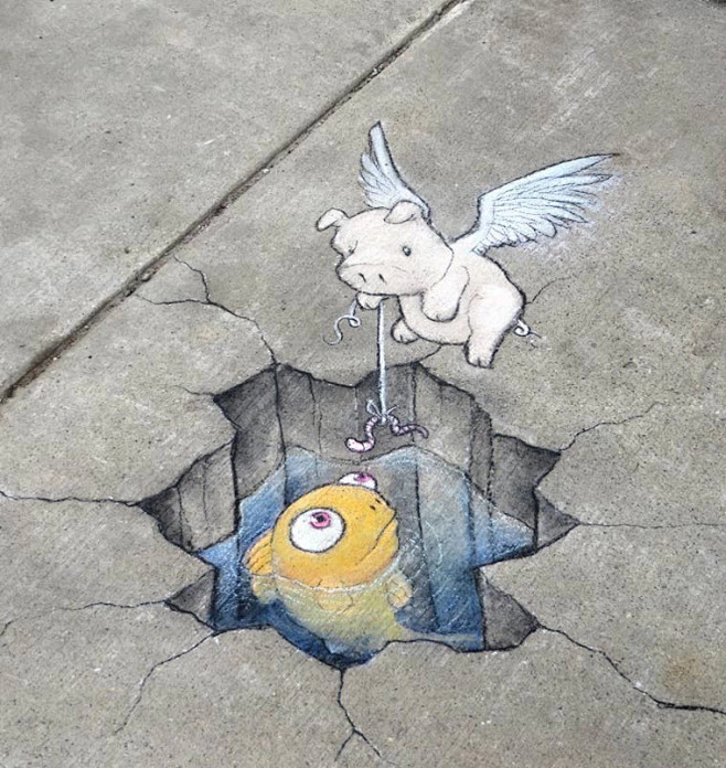 David Sim的创意街头涂鸦艺术